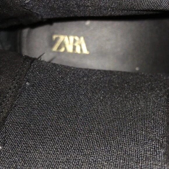 Zara Black Leather Chelsea Boots - Picture 6 of 6